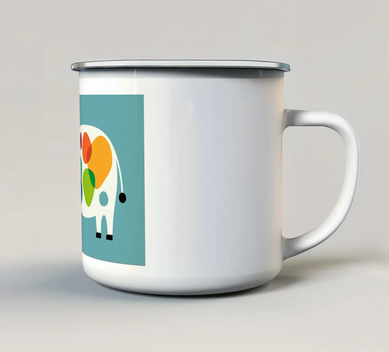 Mucca fantastica tazza in smalto da Andy Westface