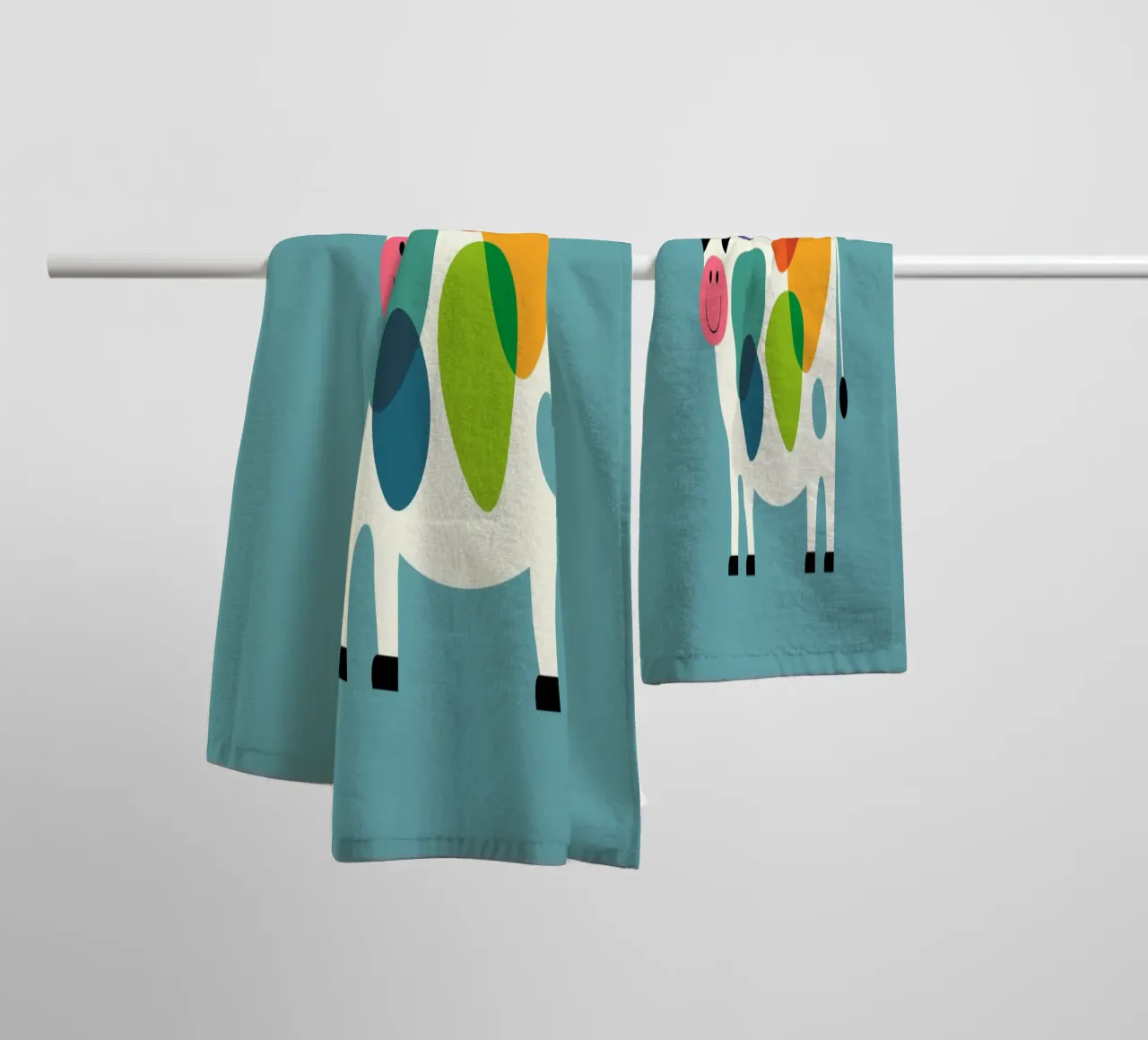 Mucca fantastica asciugamano da bagno da Andy Westface
