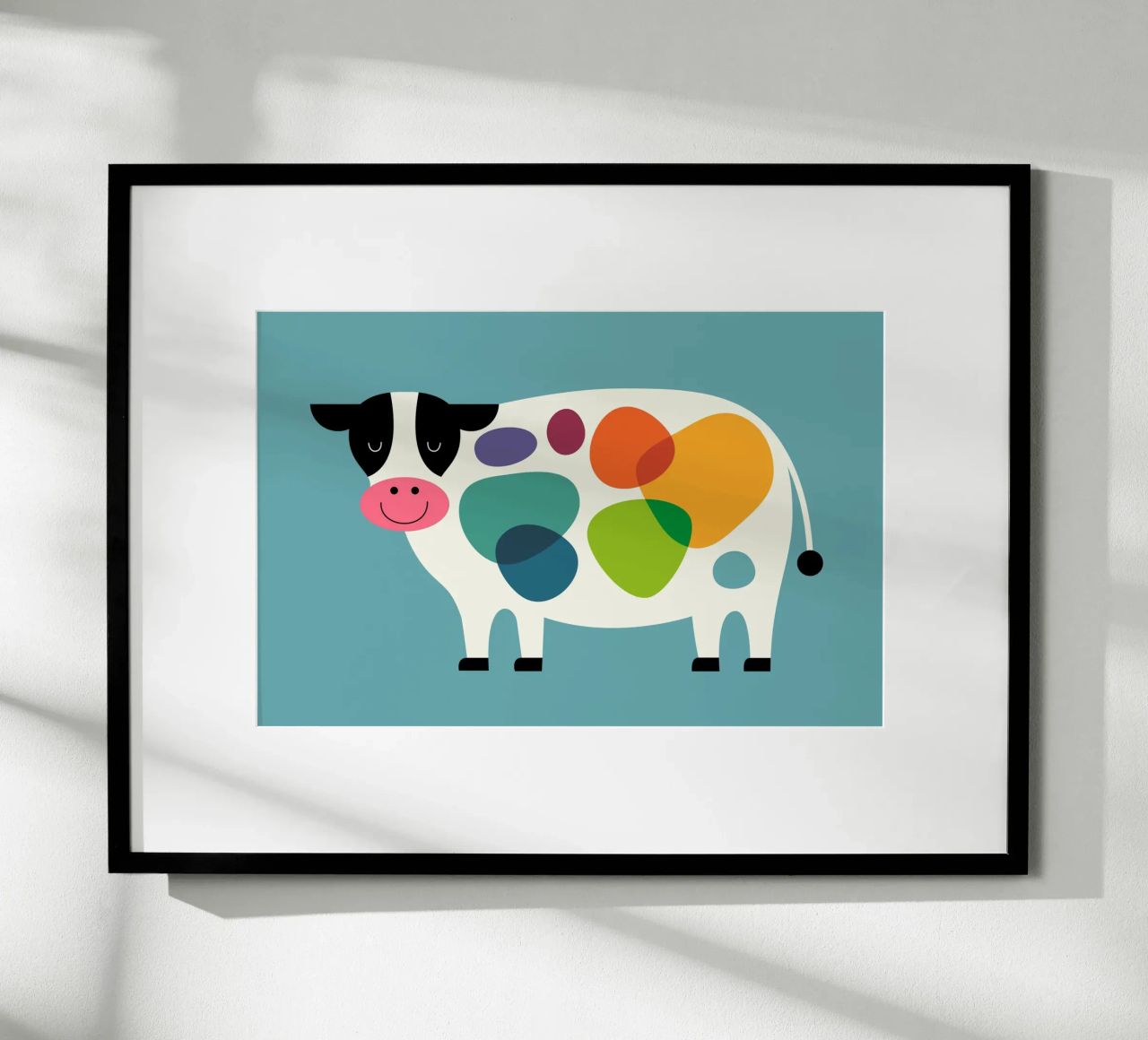 Awesome Cow poster by Andy Westface