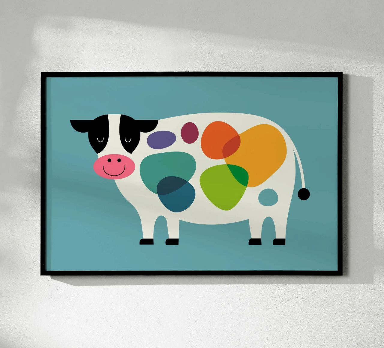 Awesome Cow poster by Andy Westface
