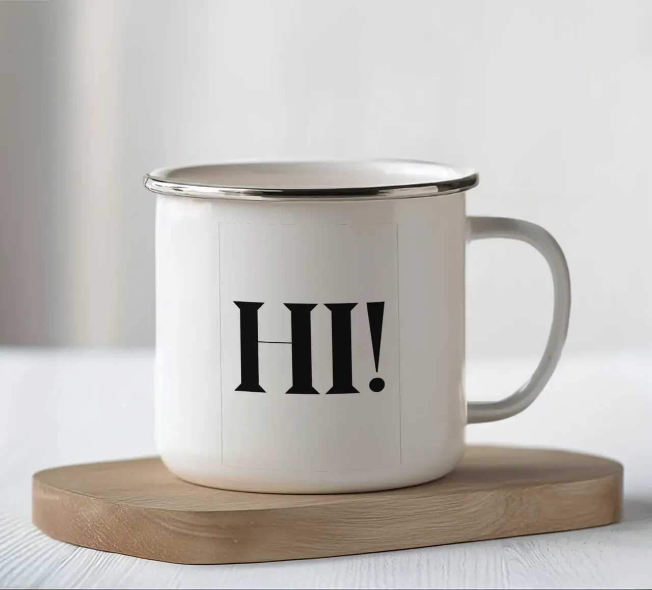 CIAO! tazza in smalto da n.4