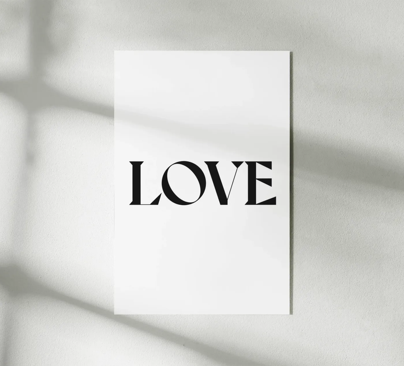 LOVE Acryl-Glas von n.4