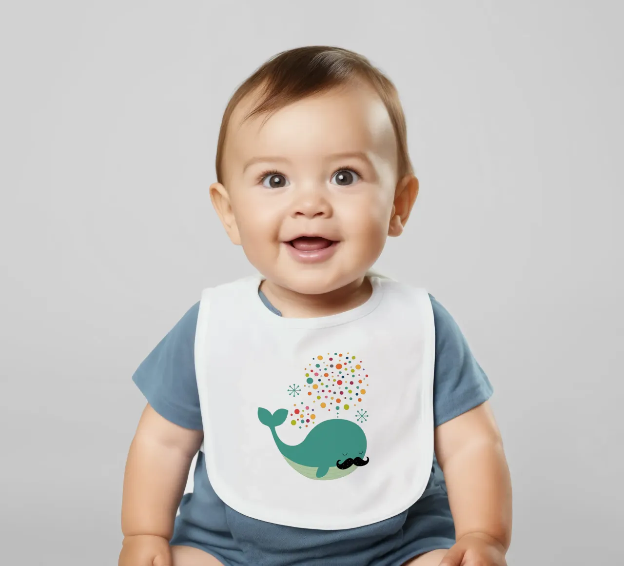 Balena di fuoco bavaglino da Andy Westface