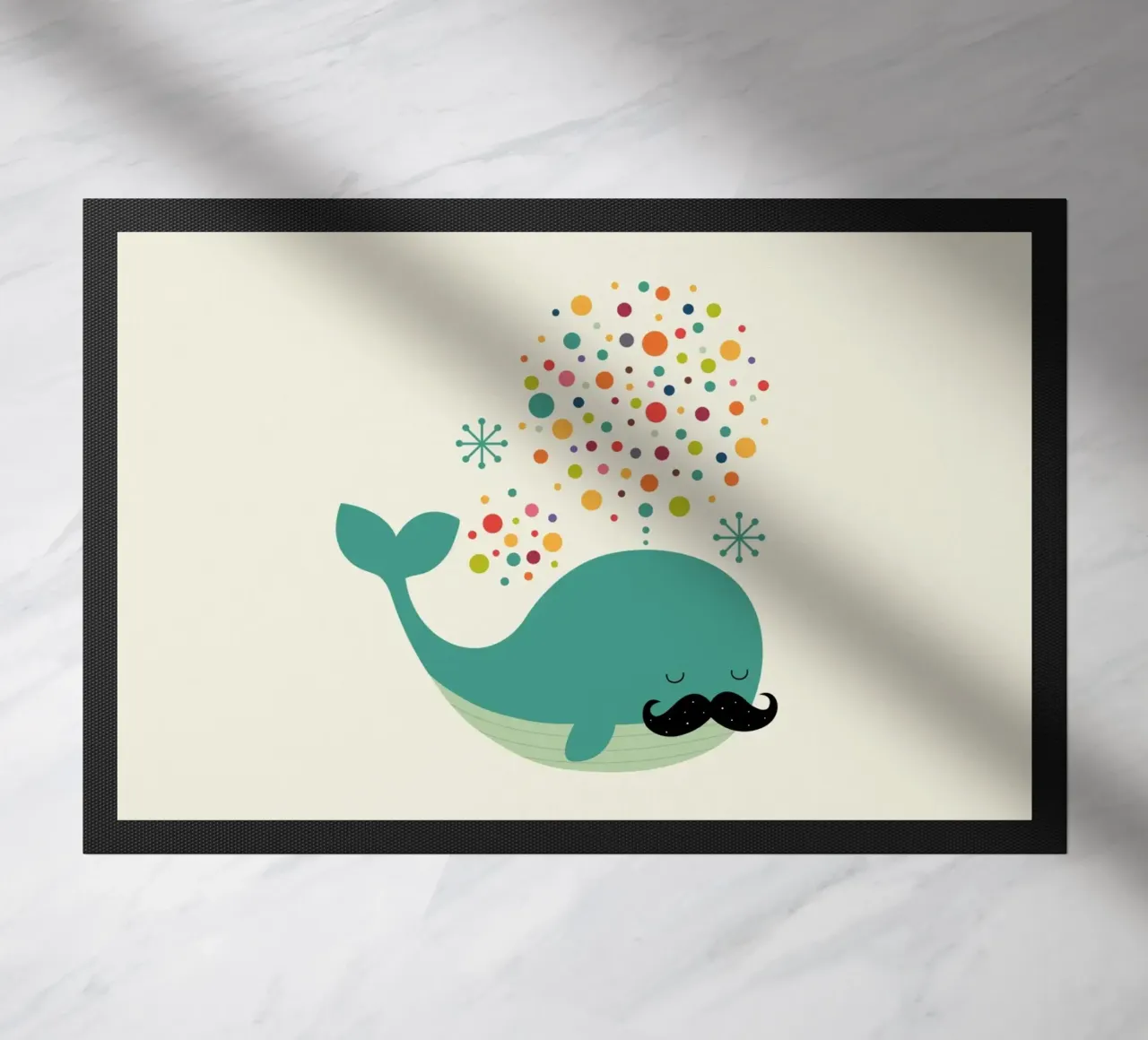 Firewhale doormat by Andy Westface