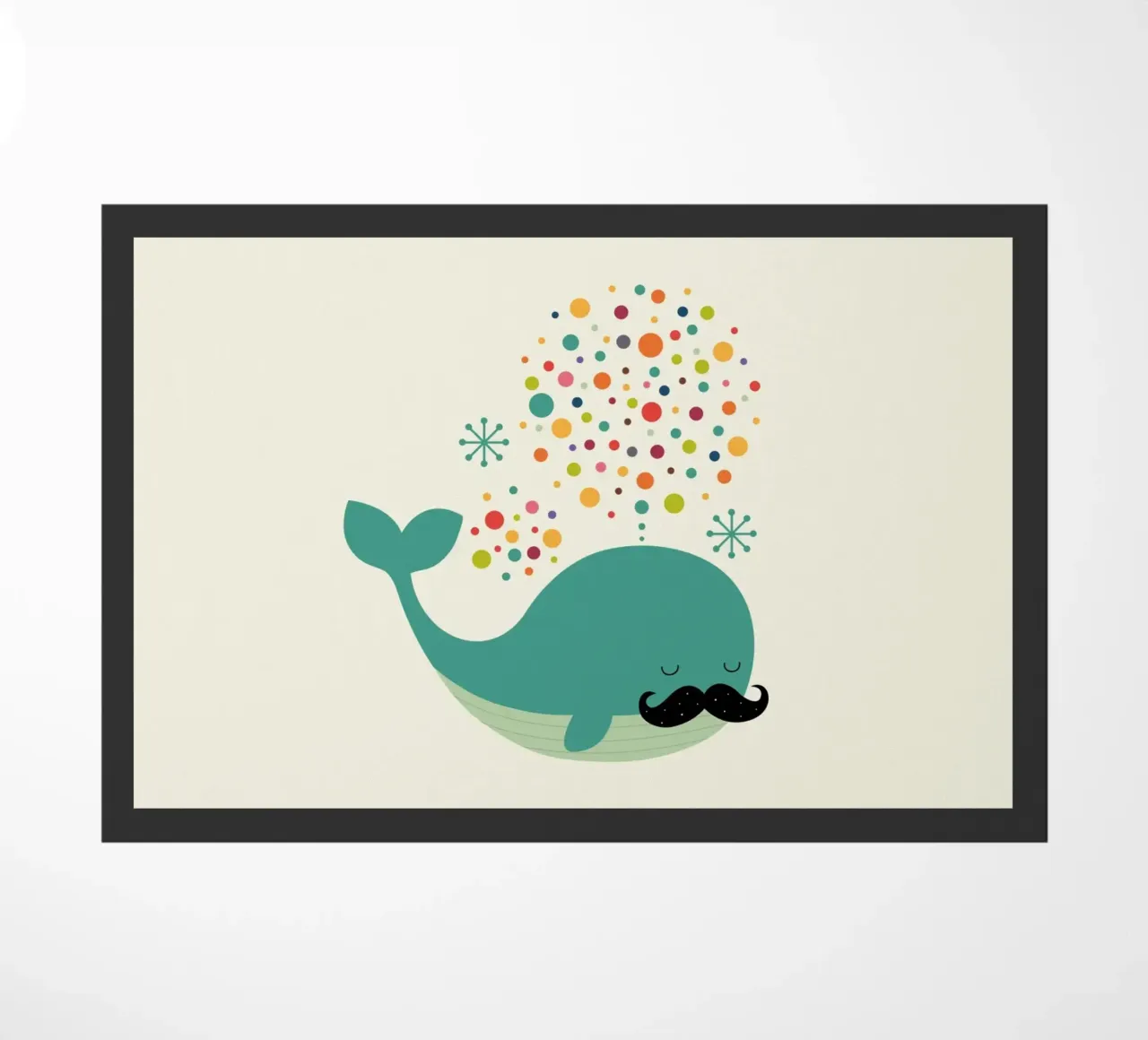 Firewhale doormat by Andy Westface