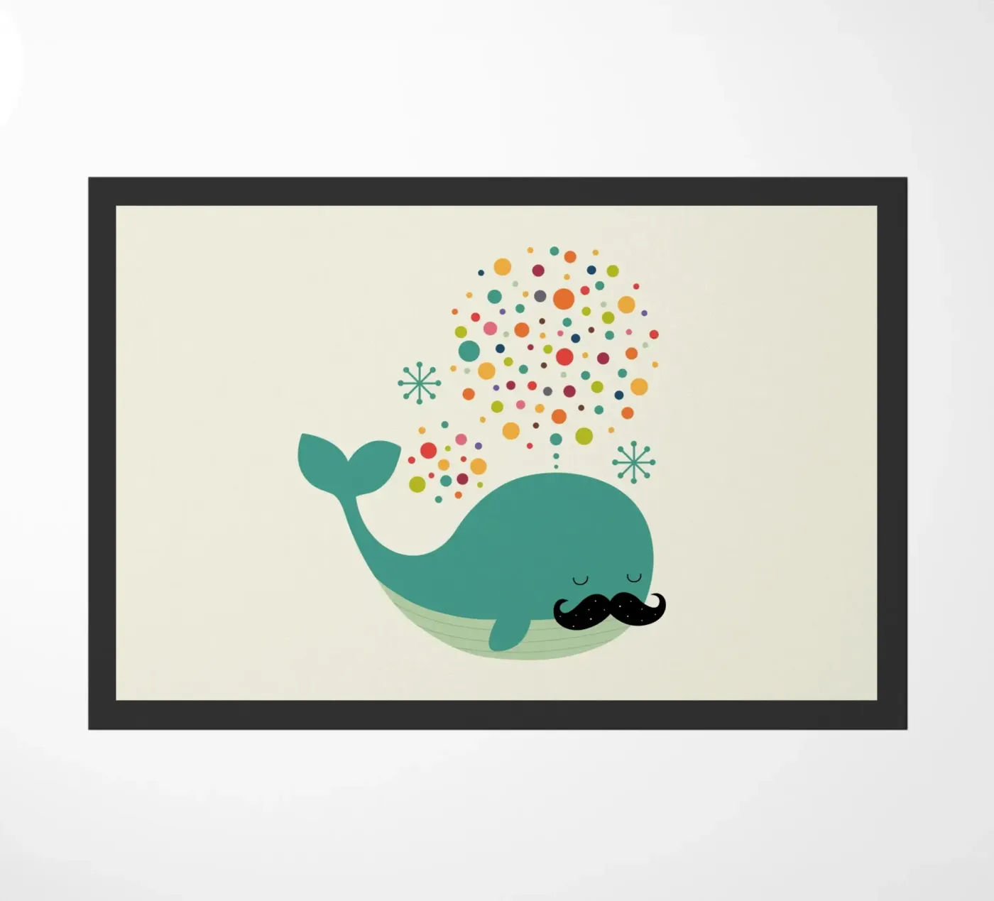 Firewhale doormat by Andy Westface