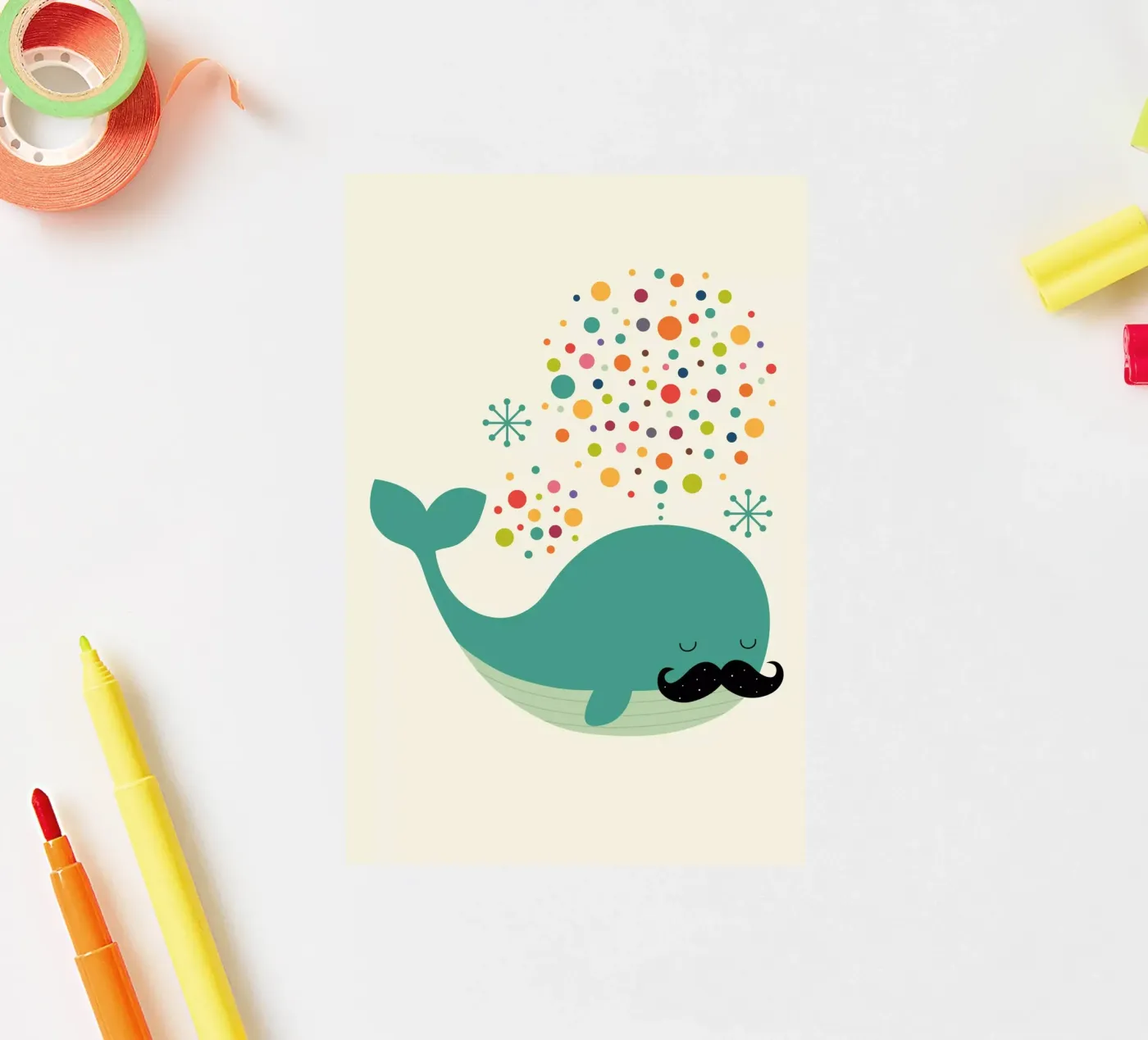 Firewhale sticker by Andy Westface
