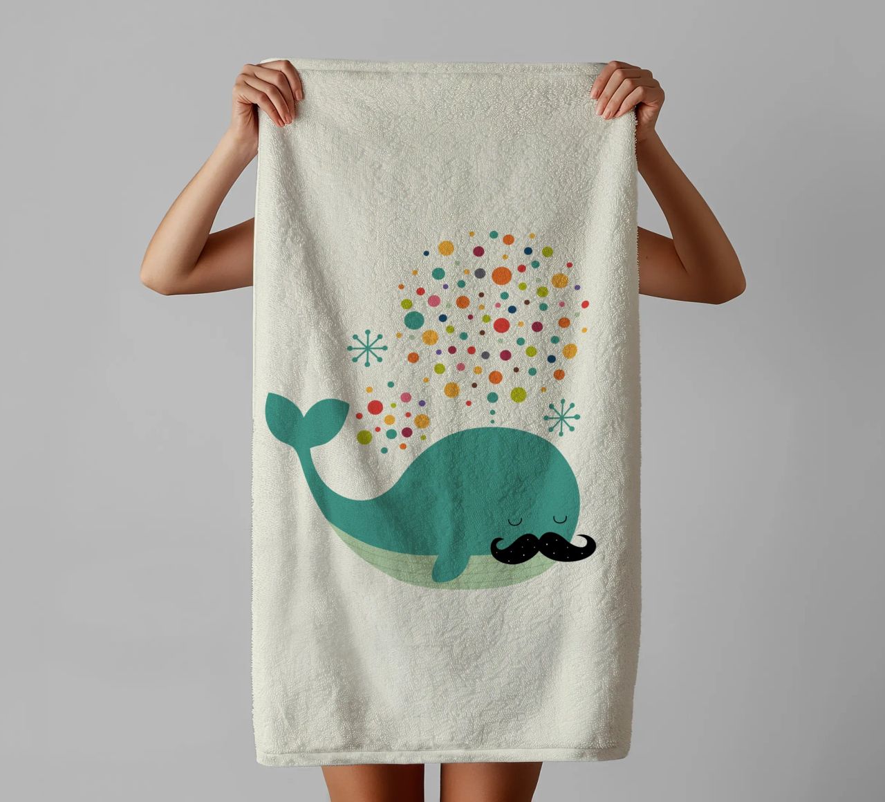 Firewhale towel by Andy Westface