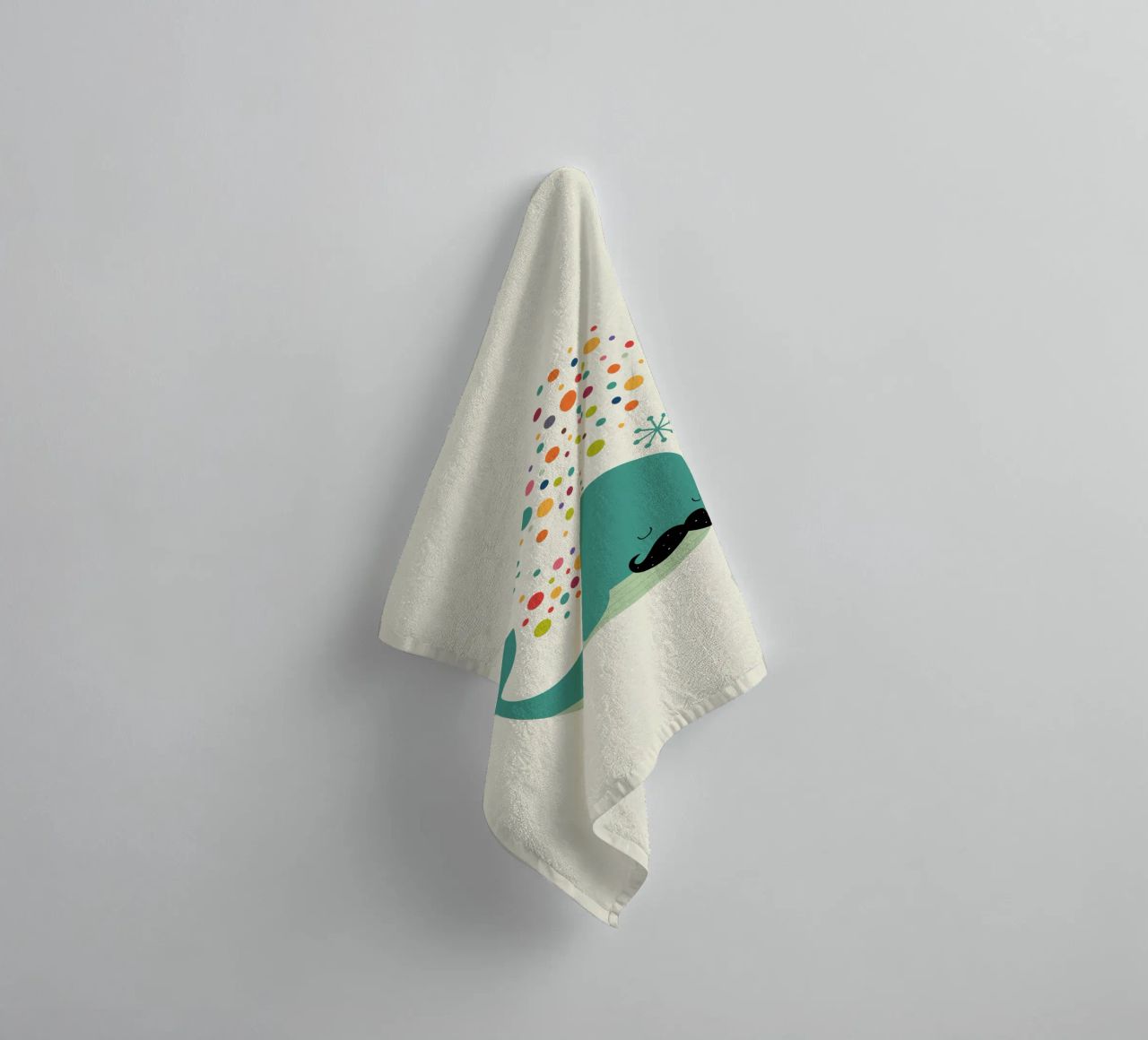 Firewhale towel by Andy Westface