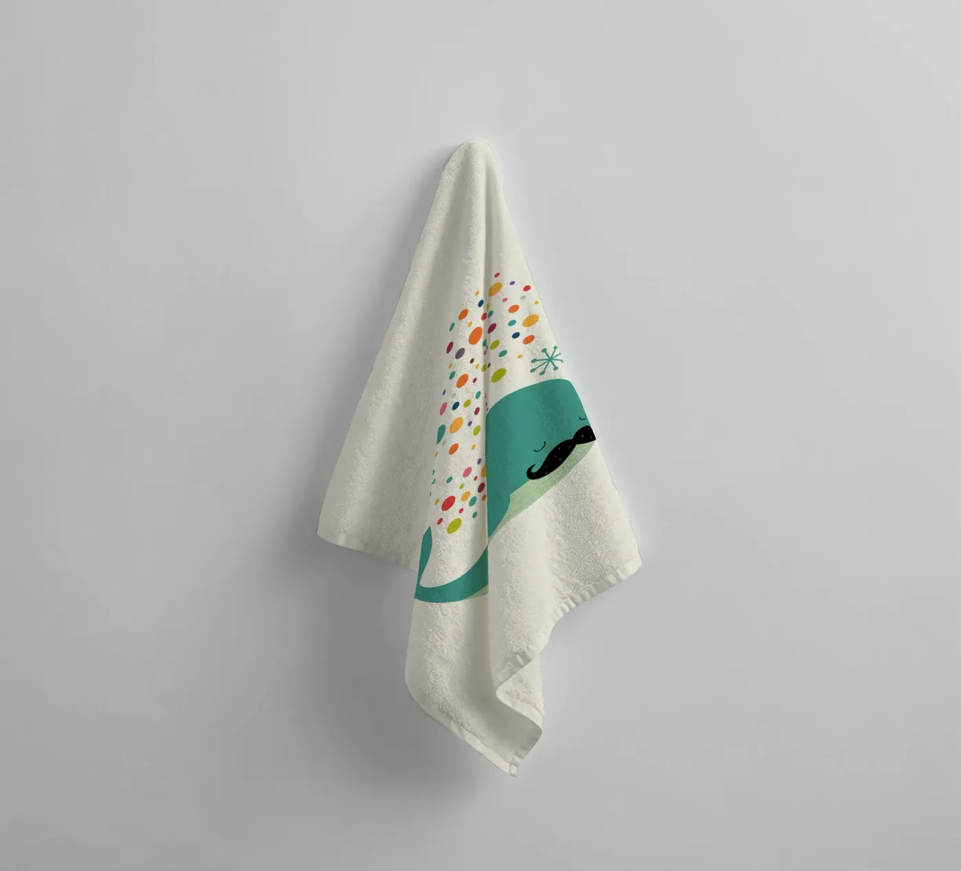 Vuurvis badhanddoek van Andy Westface