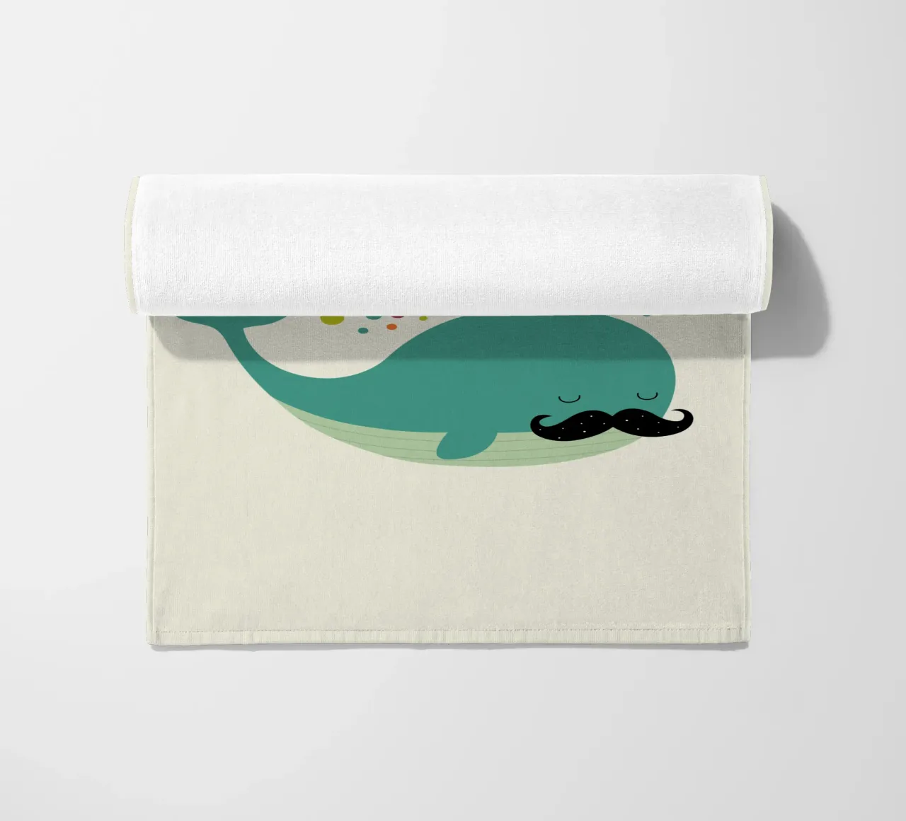 Balena di fuoco telo mare da Andy Westface