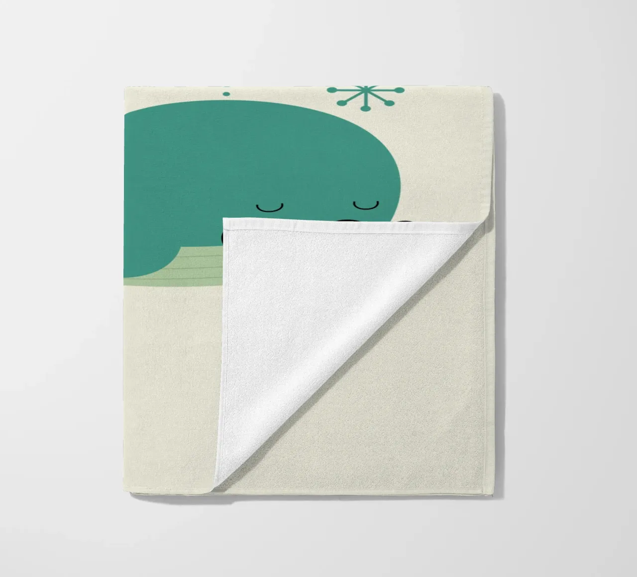 Balena di fuoco telo mare da Andy Westface