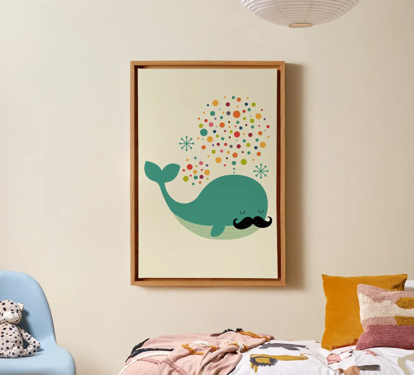 Firewhale canvas van Andy Westface