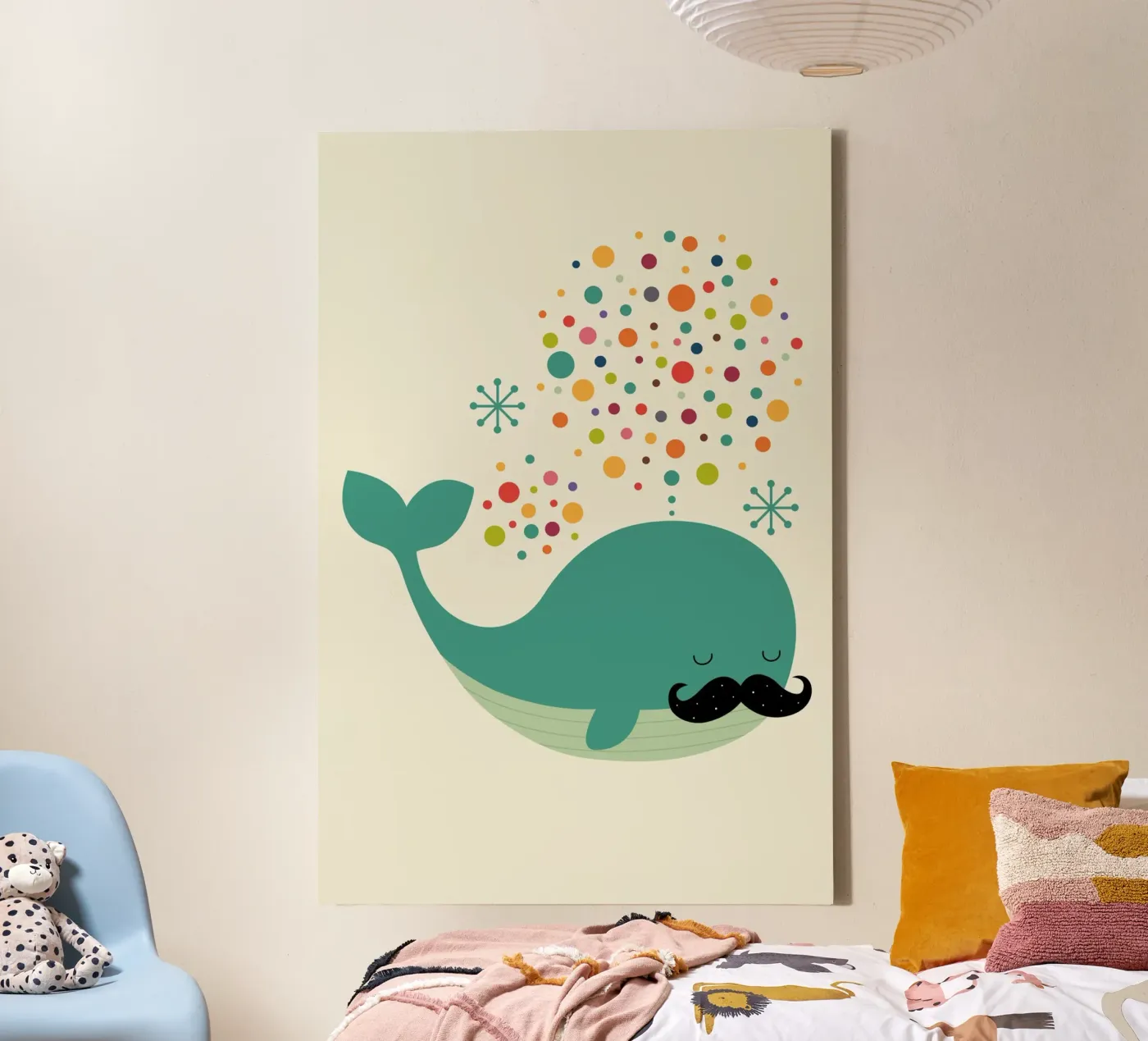 Firewhale canvas van Andy Westface