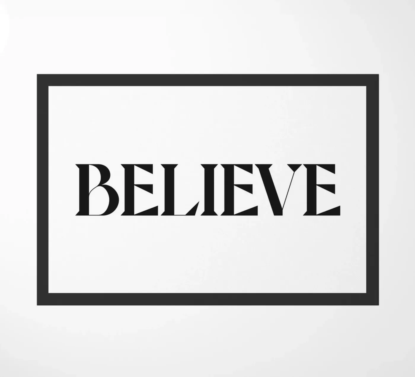BELIEVE Fußmatte von n.4