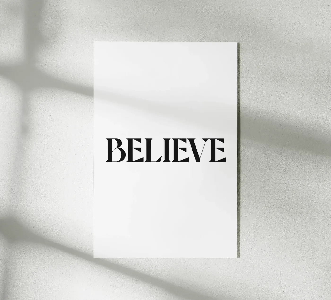 BELIEVE acryl van n.4