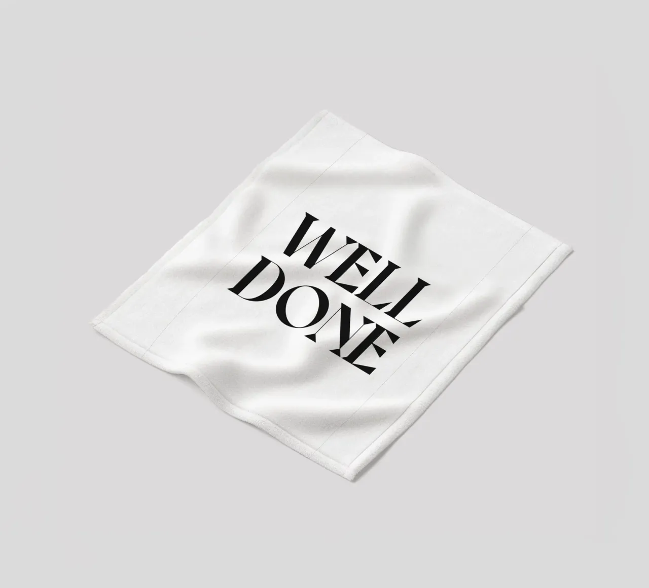 WELL DONE fleece blanket by n.4