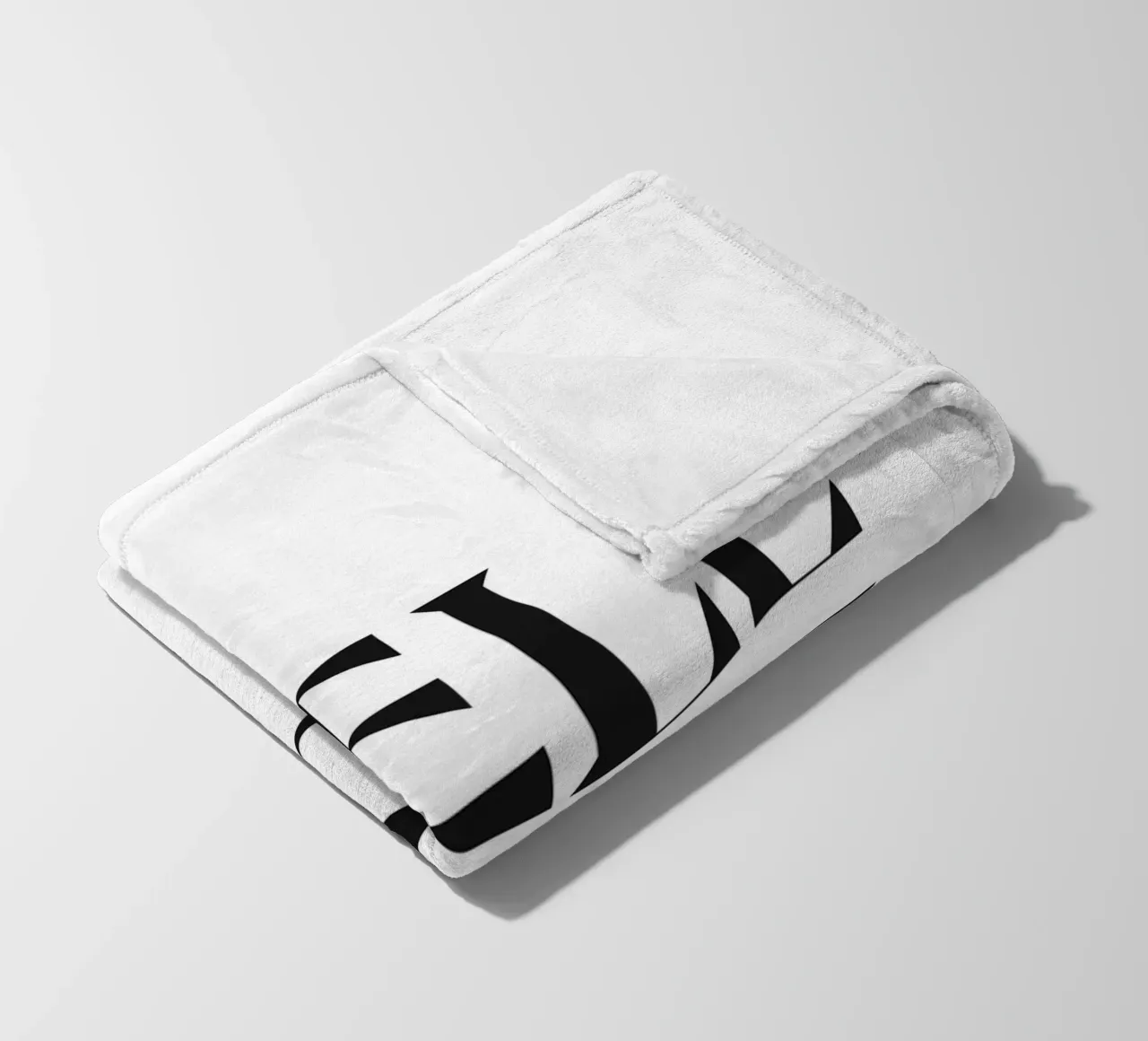 WELL DONE fleece blanket by n.4