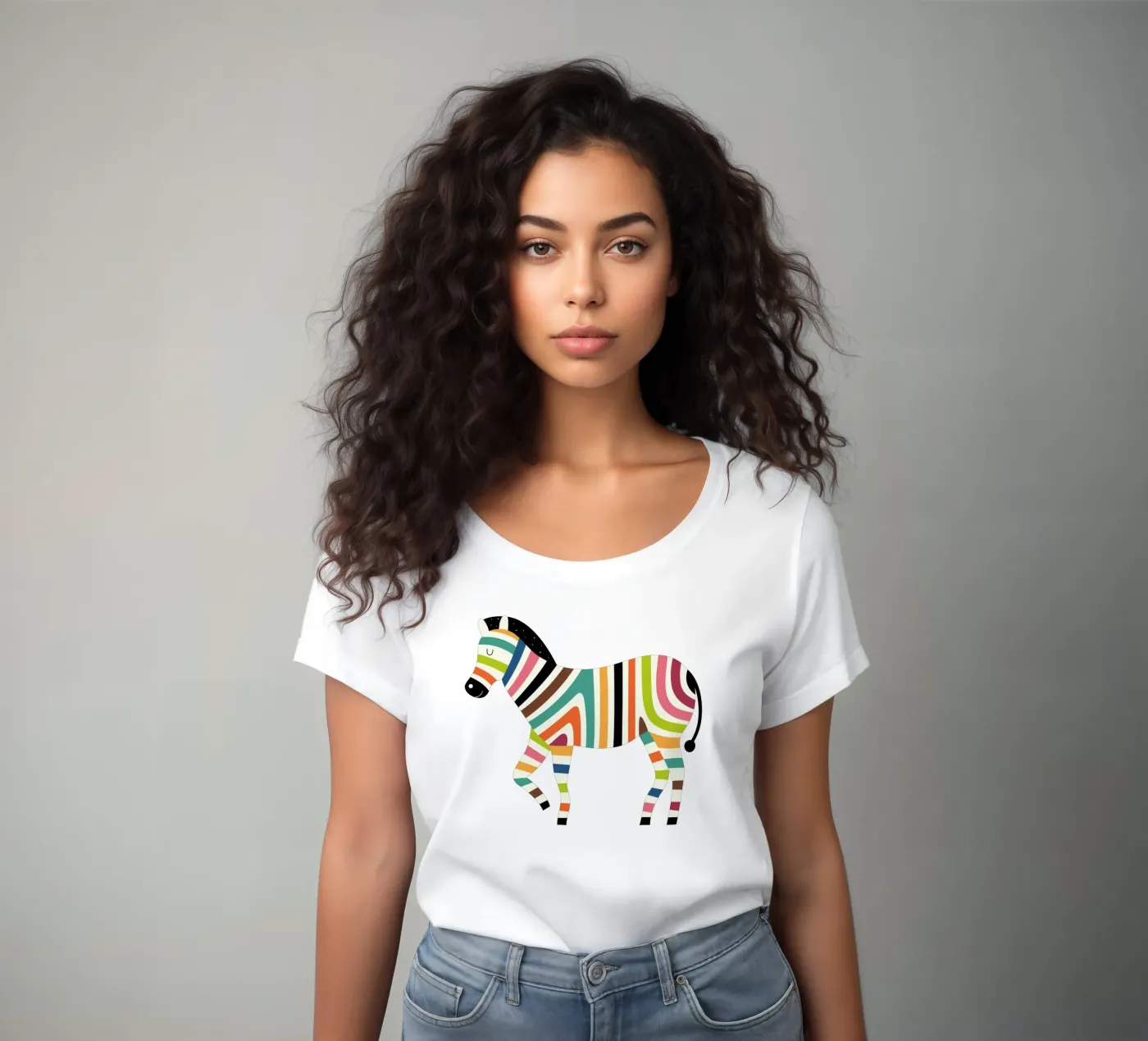 Magic Code women's fitted t-shirt by Andy Westface