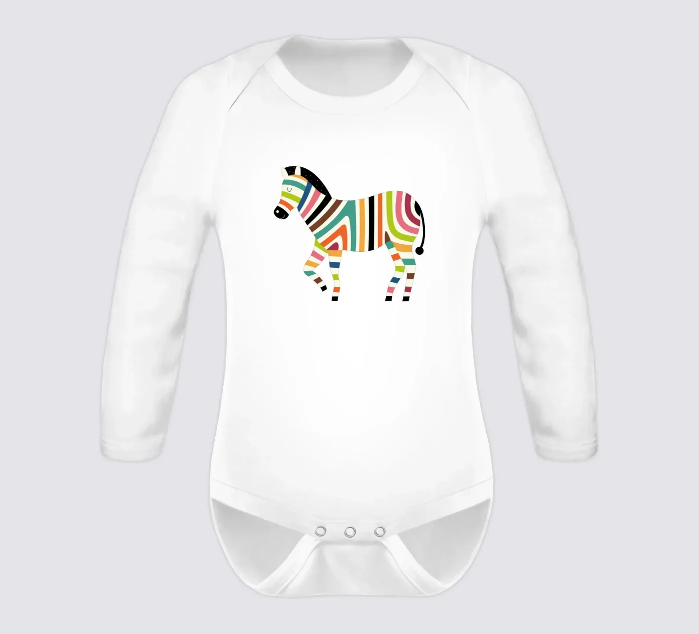 Magic Code long-sleeve baby romper by Andy Westface