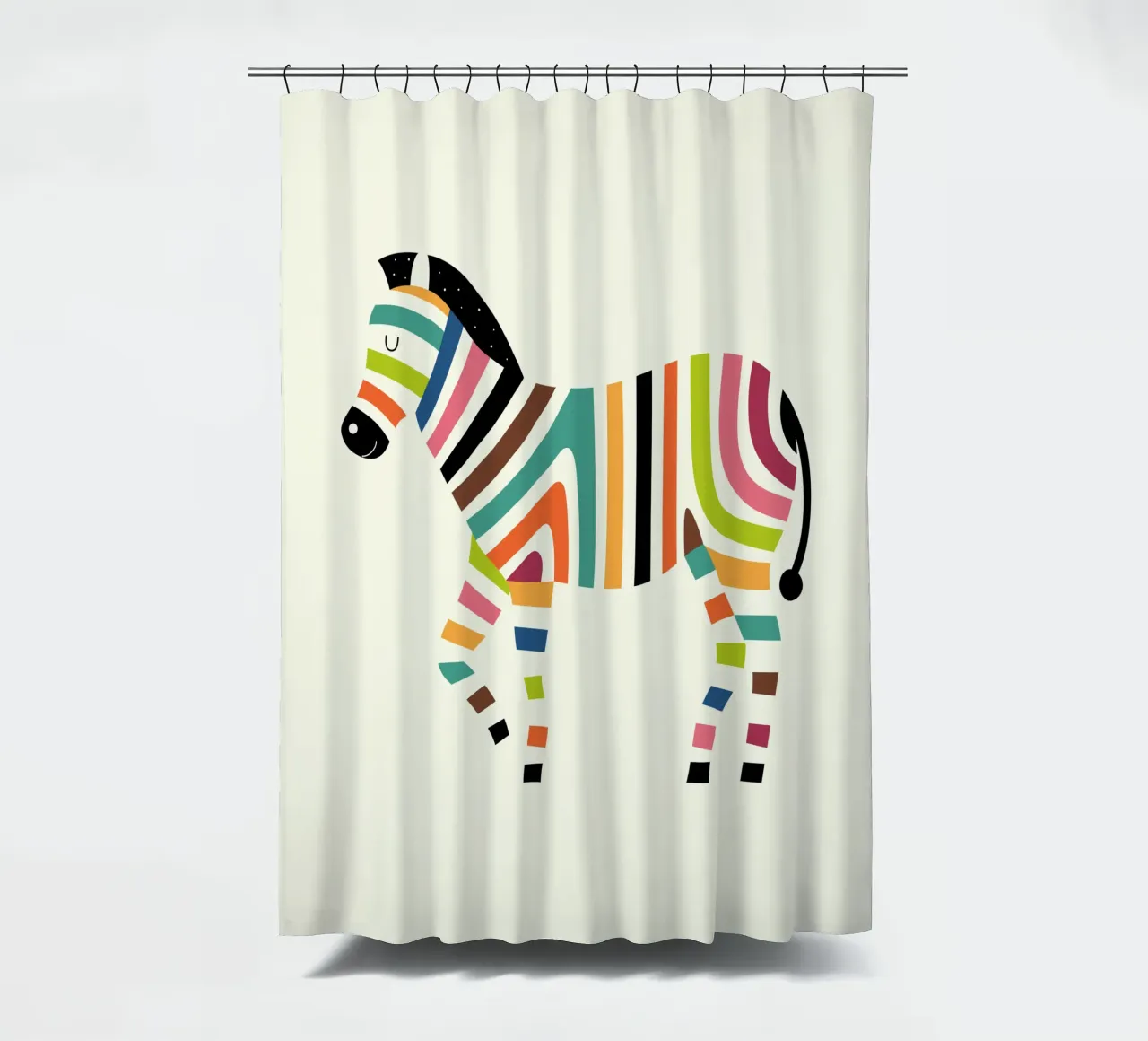 Magic Code shower curtain by Andy Westface