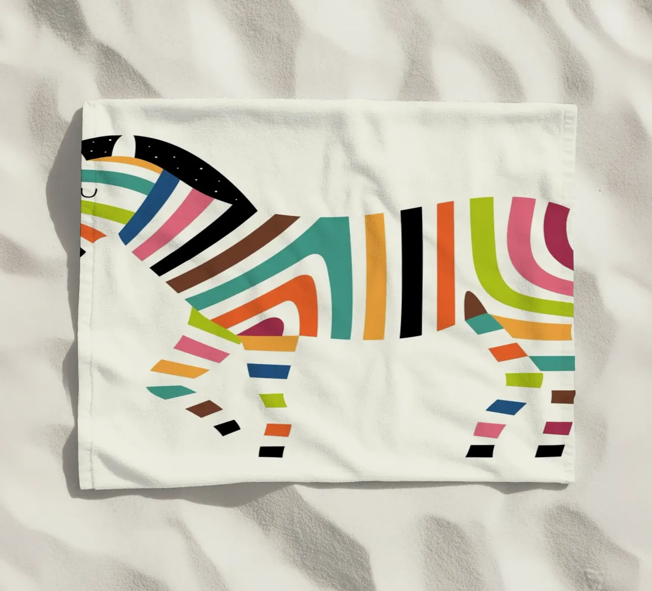 Magic Code beach towel by Andy Westface