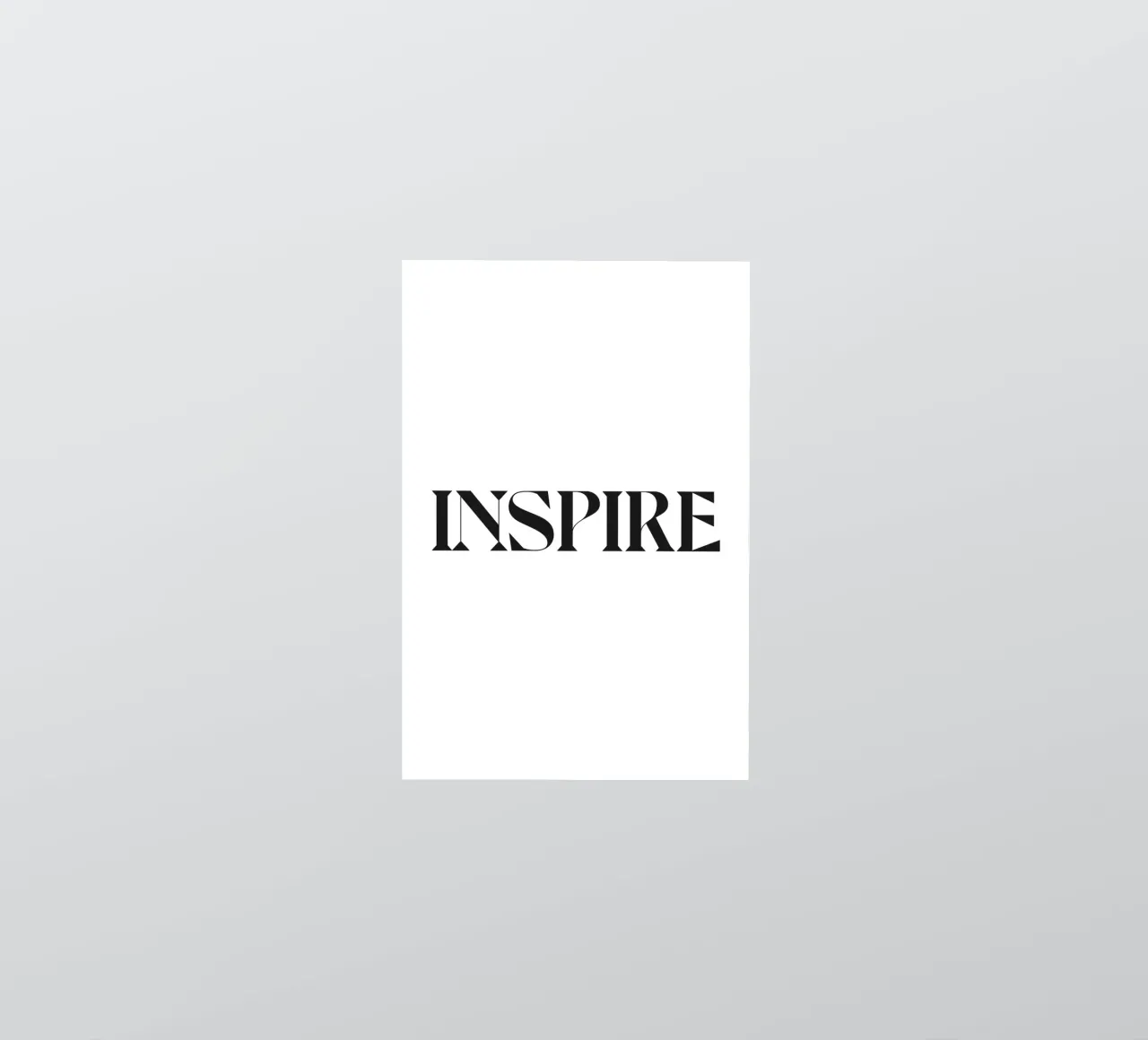 INSPIRE autocollant de n.4