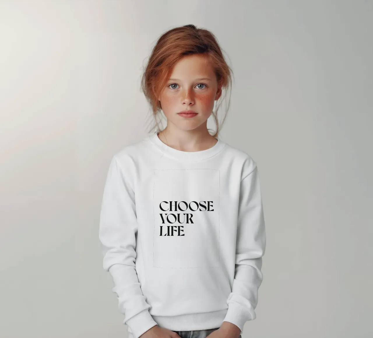 SCEGLI LA TUA VITA felpa bambino da n.4