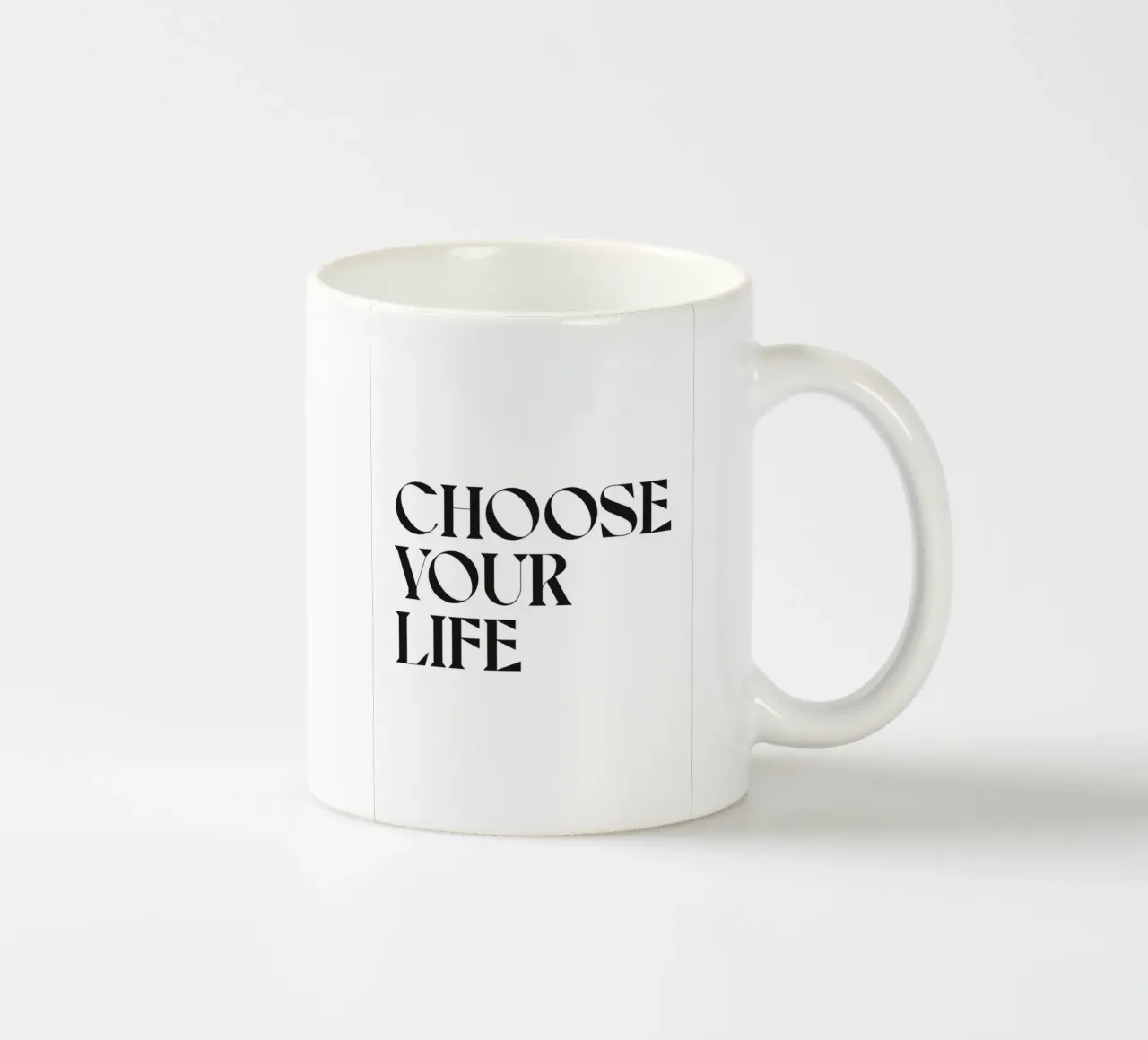 SCEGLI LA TUA VITA tazza in ceramica da n.4