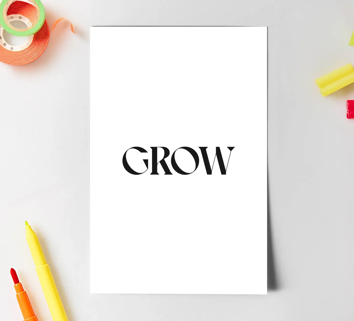 GROW sticker sheet by n.4