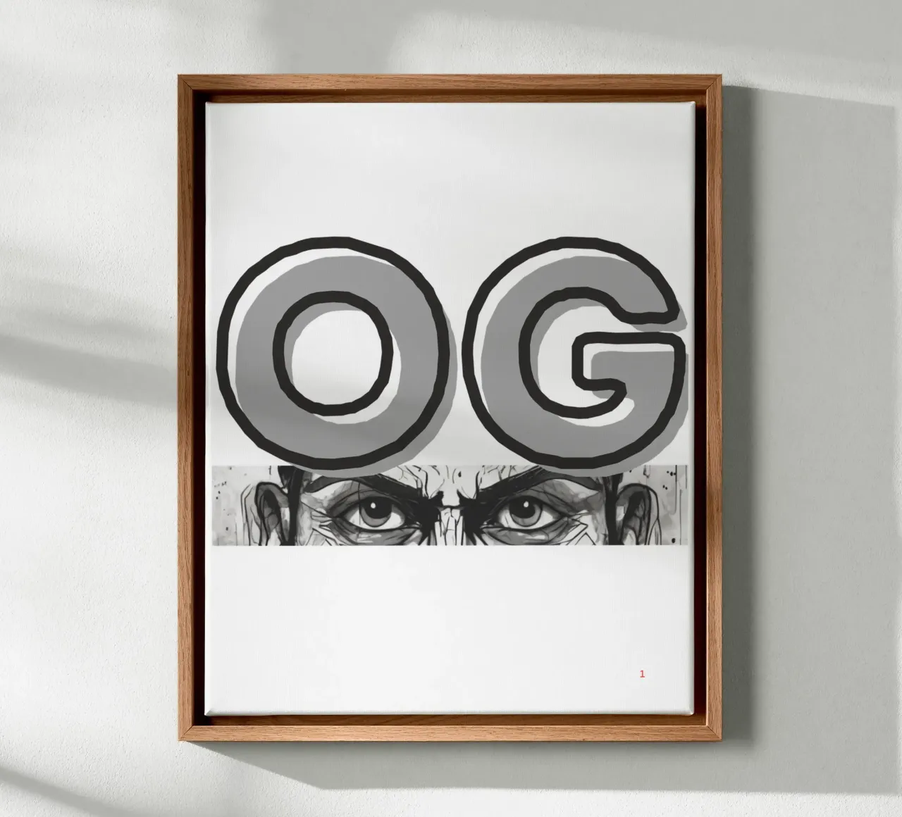 OG _OG:!! canvas with Floater frame by Crypto_Jungle