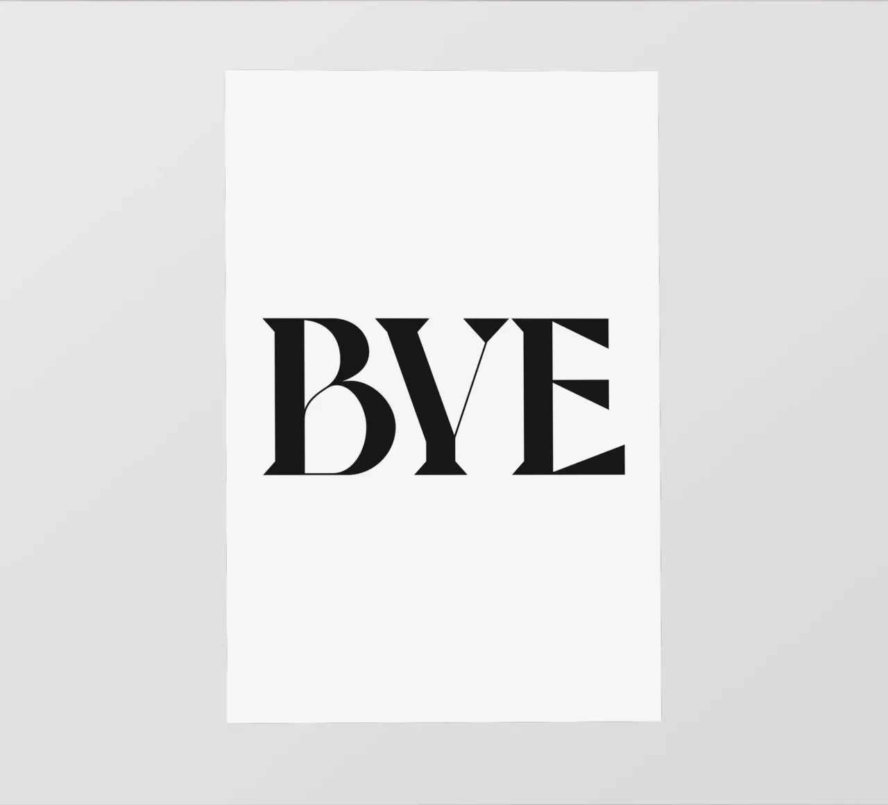 BYE pellicola backlit da n.4