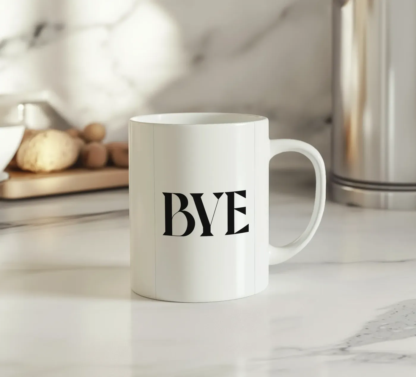 BYE ceramic mug by n.4