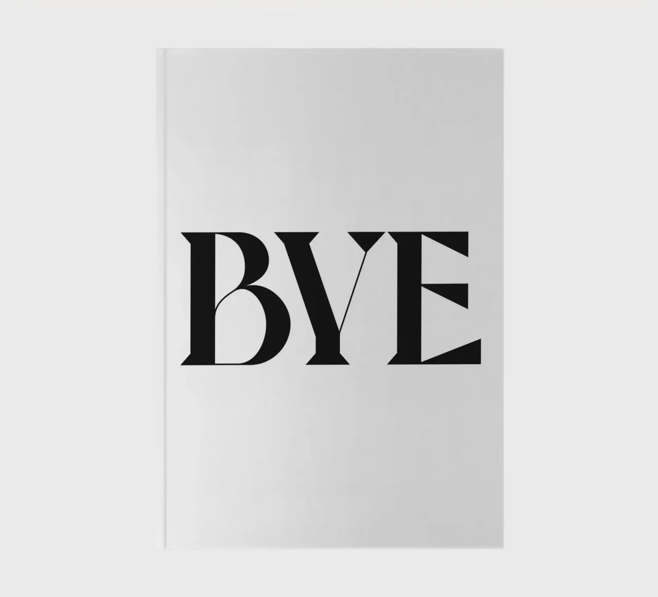 BYE notebook by n.4