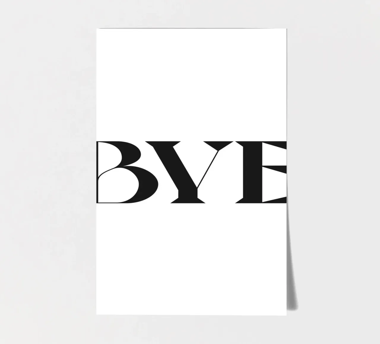 BYE sticker sheet by n.4