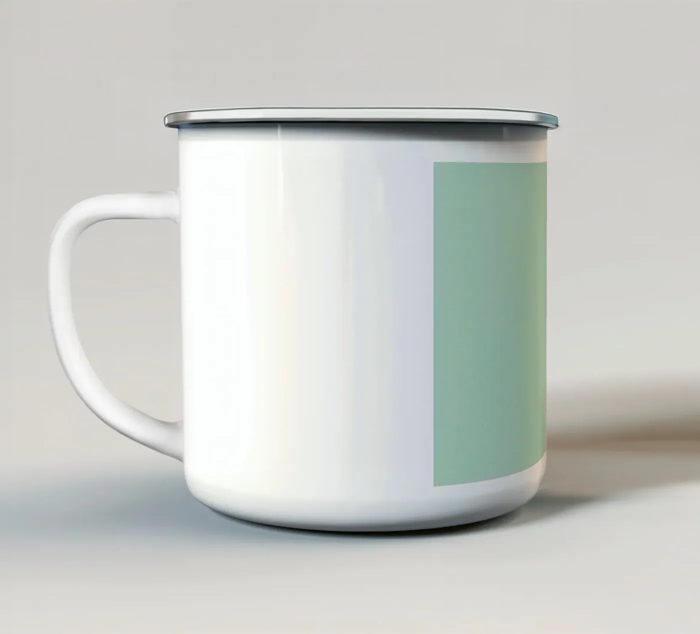 Melon enamel mug by Morgan Kendall