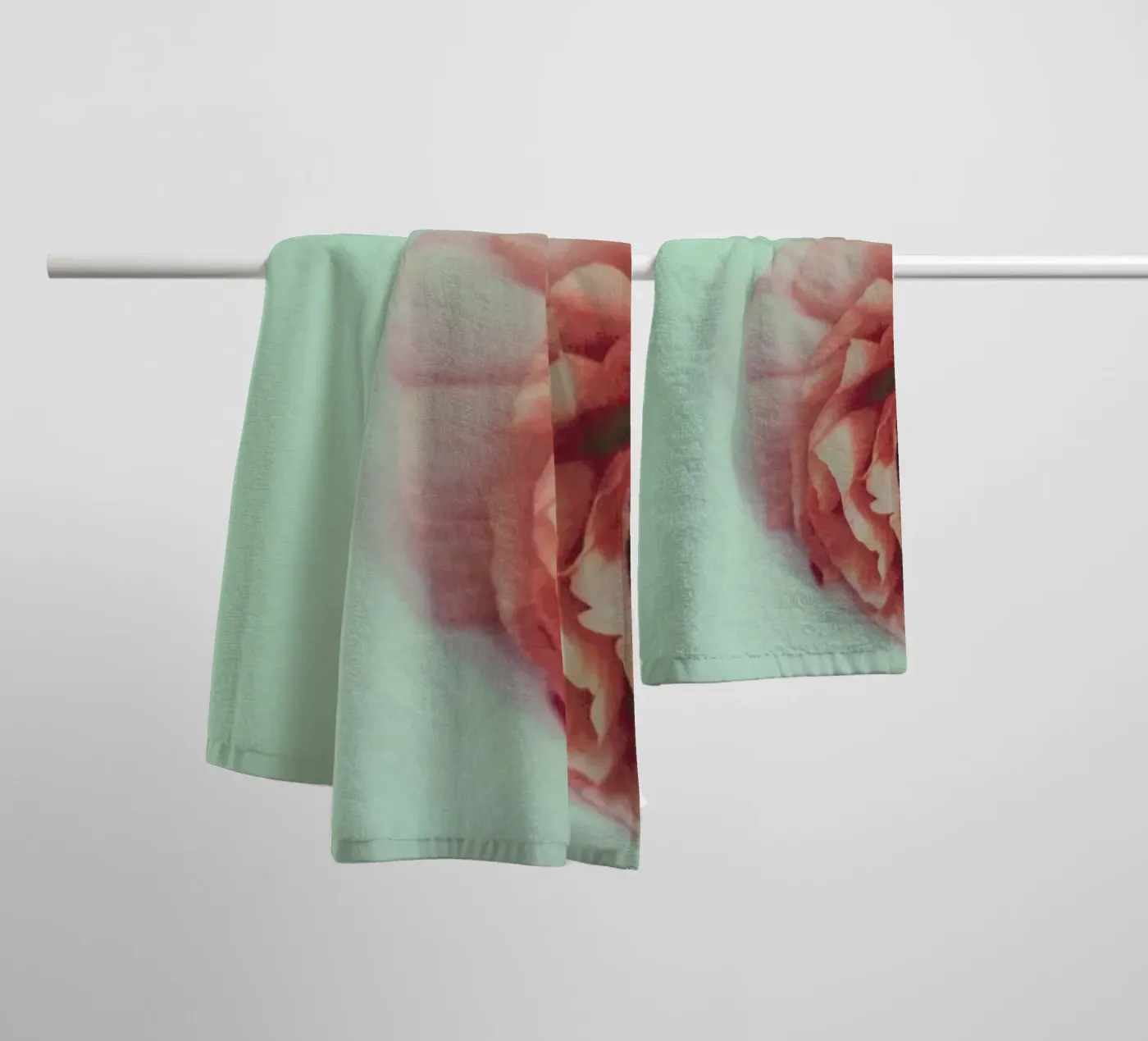 Melon towel by Morgan Kendall