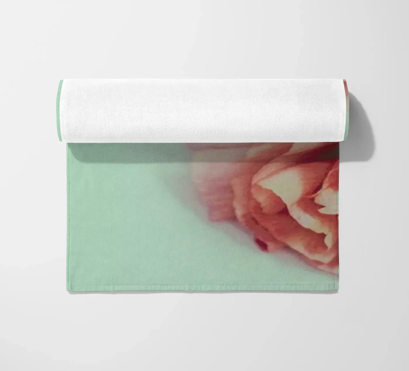 Melon beach towel by Morgan Kendall