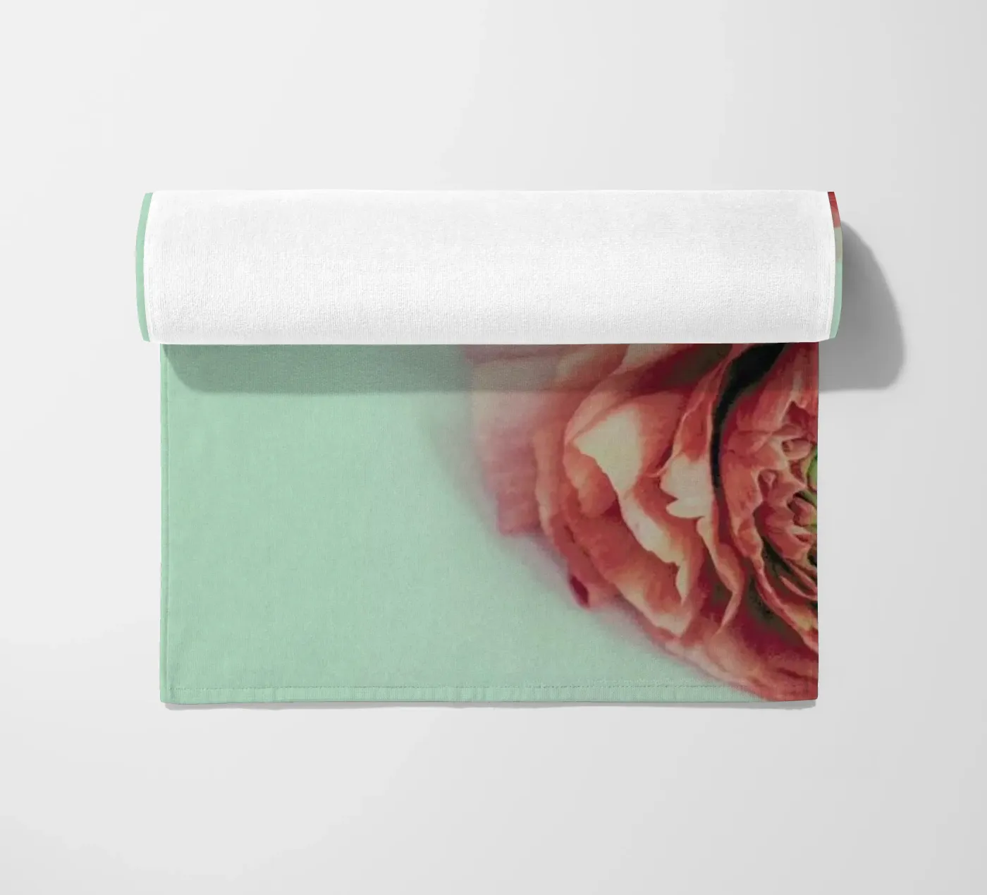 Melon beach towel by Morgan Kendall