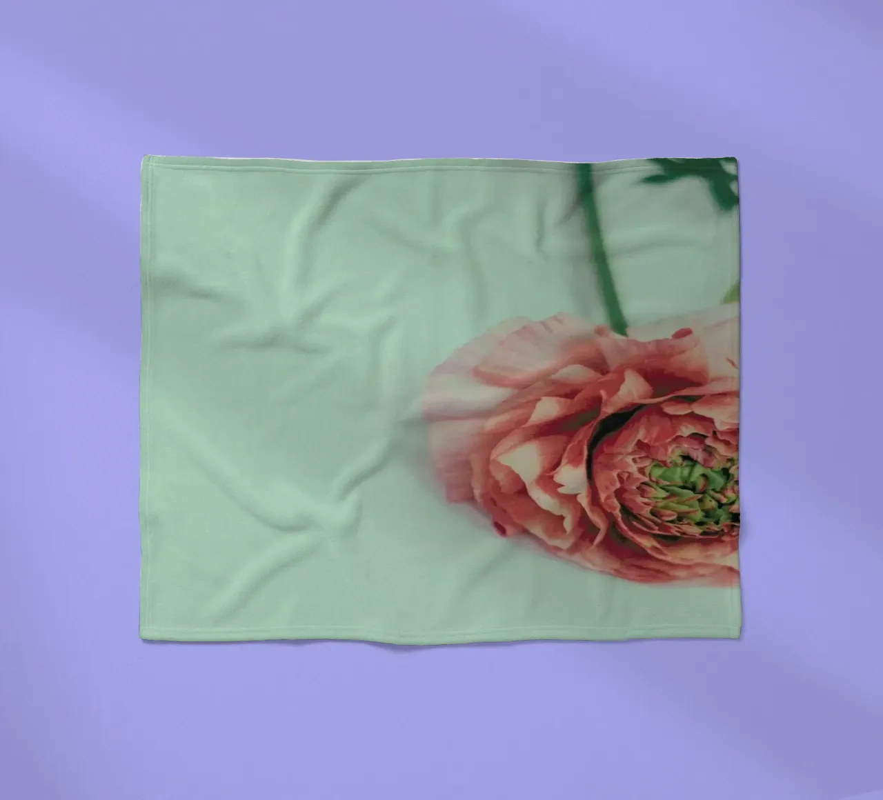 Melon Fleecedecke von Morgan Kendall