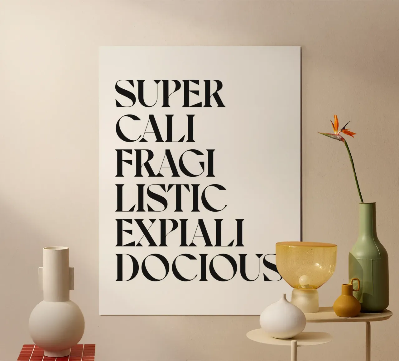 SUPERCALIFRAGILISTICEXPIALIDOCIOUS carta hahnemühle da n.4