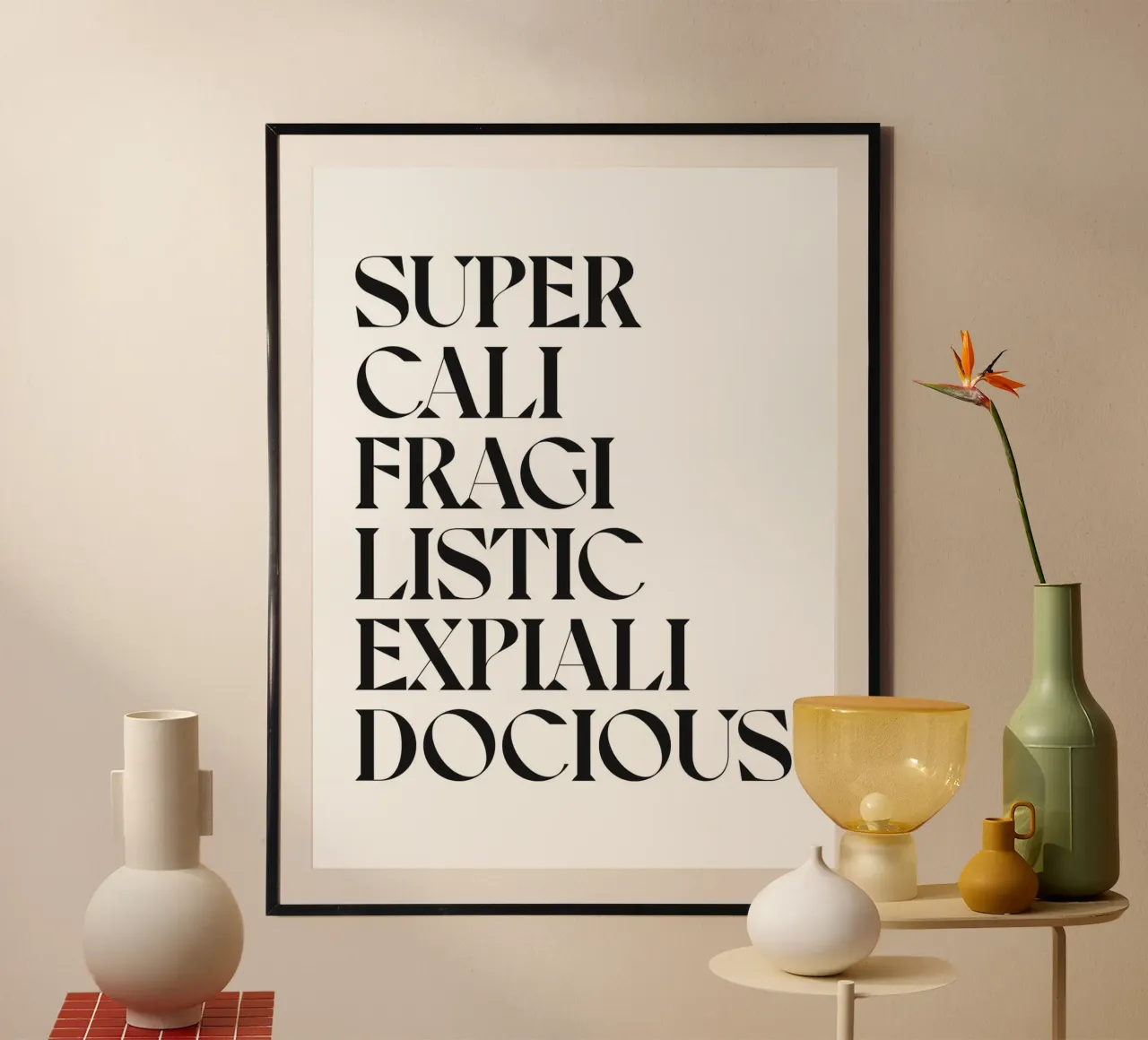 SUPERCALIFRAGILISTICEXPIALIDOCIOUS carta hahnemühle da n.4