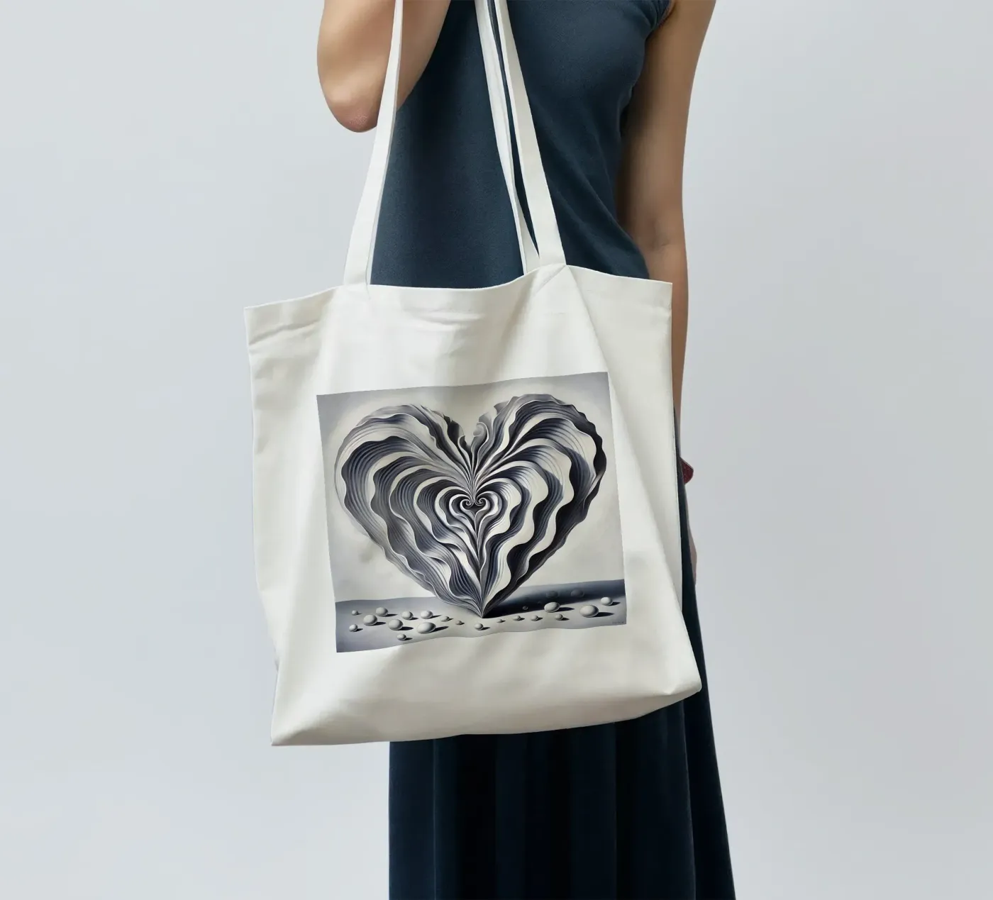 Cuore borsa in juta da nomad