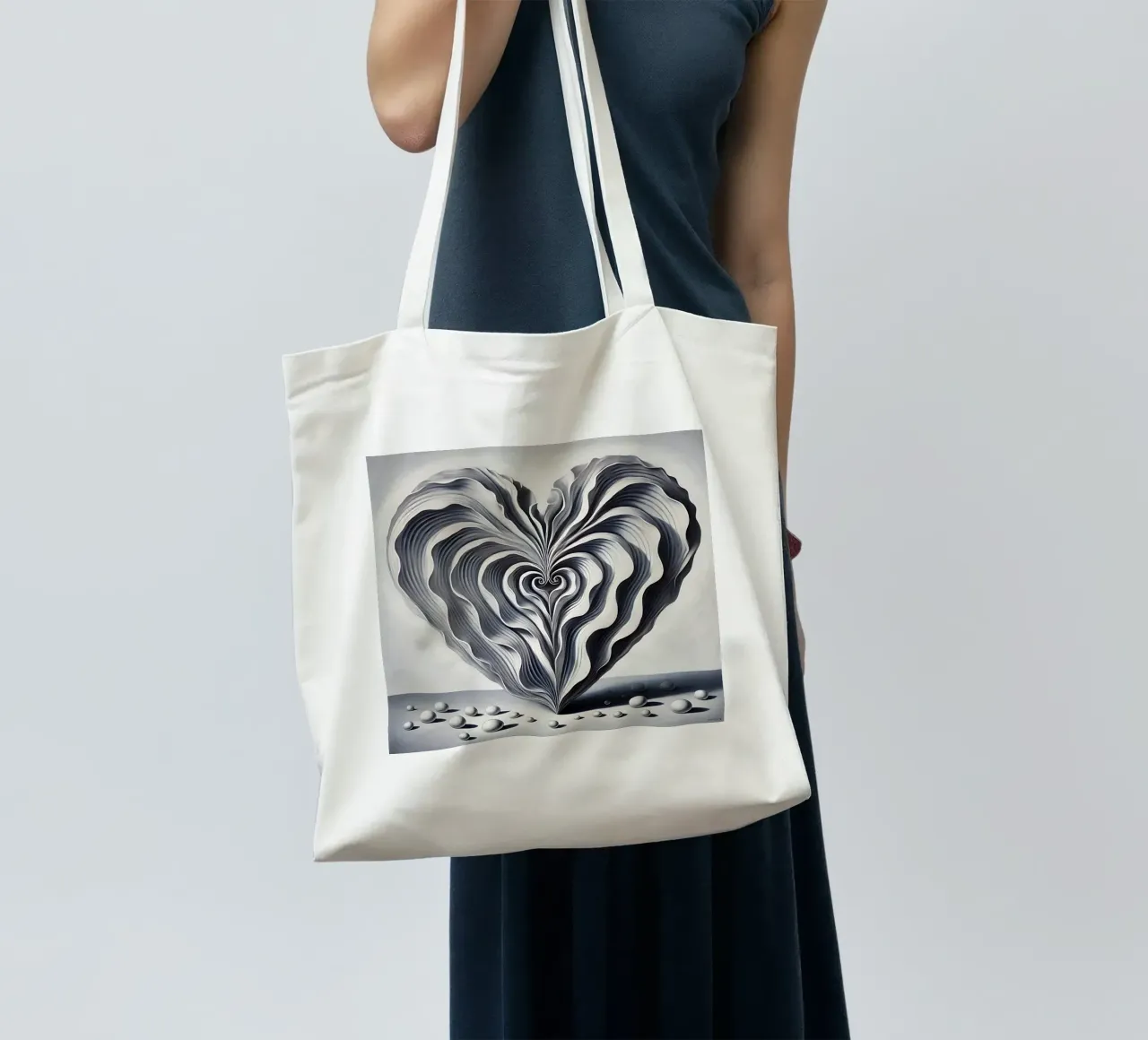 Cuore borsa in juta da nomad