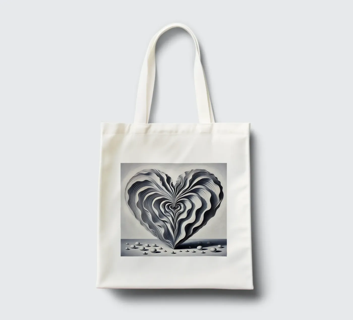Cuore borsa in juta da nomad