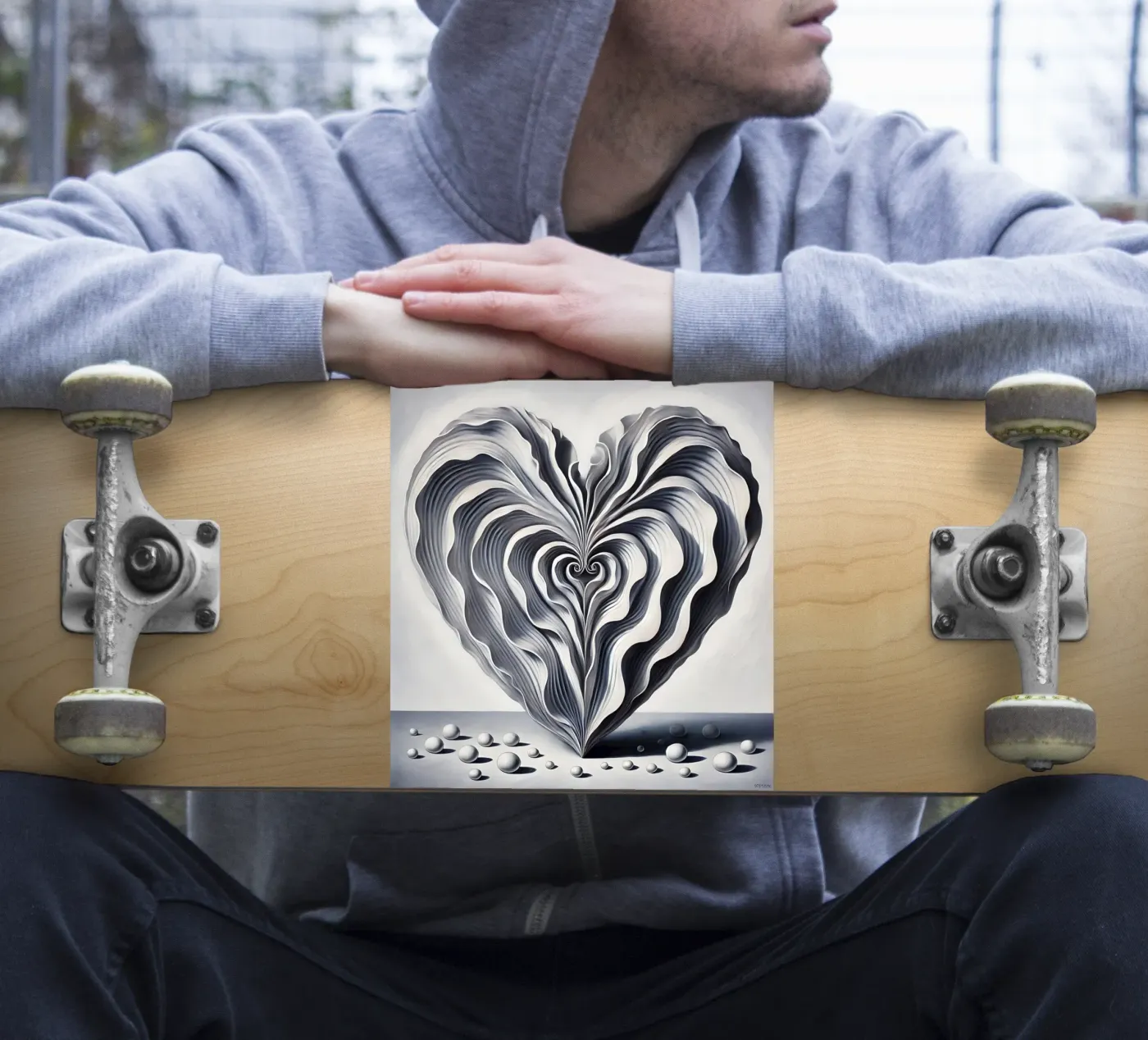 Heart adesivo da nomad