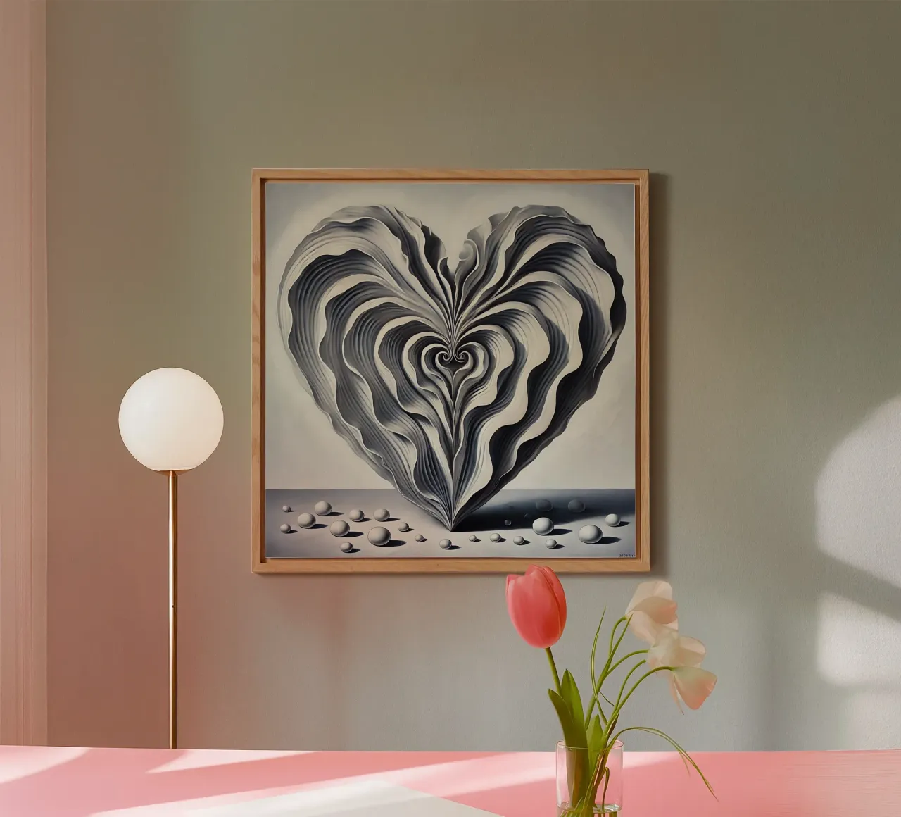 Cuore alluminio dibond da nomad