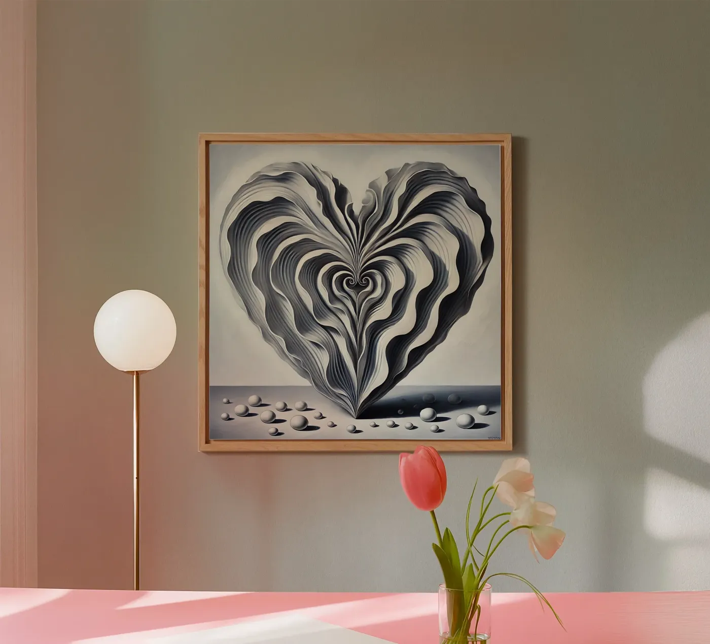 Heart alluminio dibond da nomad