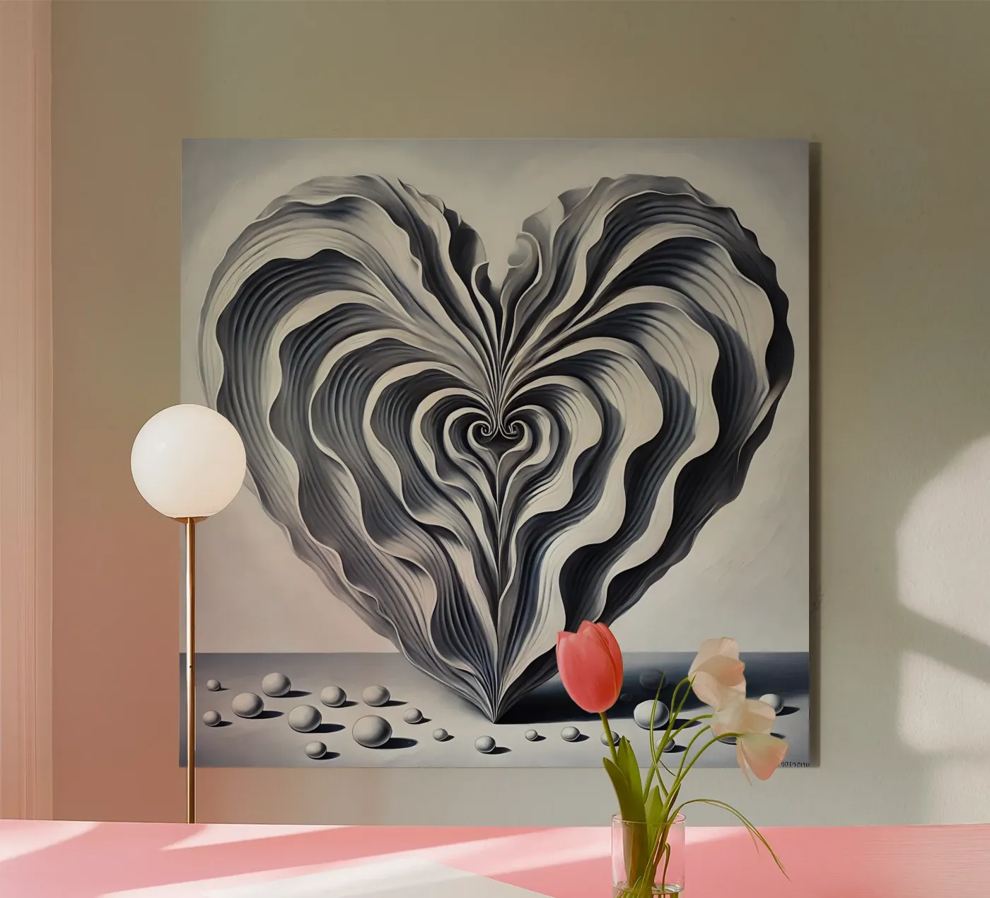 Heart alluminio dibond da nomad