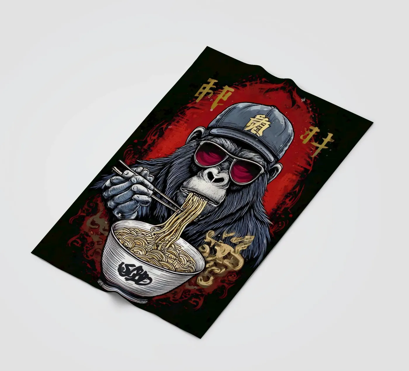 foul Monkey Fleecedecke von tylerstudio